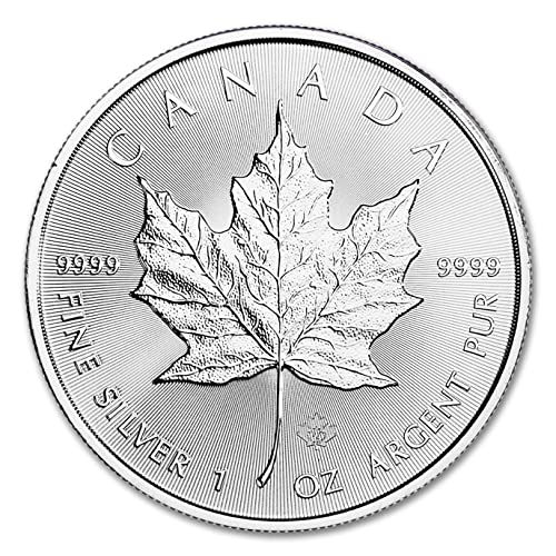 2023 Nem Menta Mark Sok (5) 1 oz Kanadai Maple Leaf Ezüst Milliárd Érmék Brilliant Uncirculated a eredetiségigazolást $5