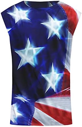 2023 Új Férfi Alkalmi Tartály Tetejét Amerikai Zászló Nyomtatás Ujjatlan Izom Hazafias Tees Király Edzés T Rugalmas