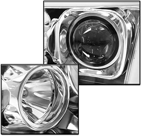 ZMAUTOPARTS LED Fekete Projektor Fényszóró Fényszóró Az 1997-2003 Ford F-150/1997-2002-Expedíció
