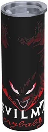 UNSUYU Anime Devilman-Bőgőmasina Rozsdamentes Acél Szigetelt Bögre szemhéjakkal, Majd Sorsot duplafalú Vákuum Csészék Utazási