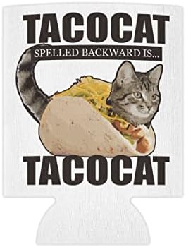 Sört Lehet Hűvösebb Ujja Újdonság Cinco DeMayo Cica Taco Ajándék, Vicces Tacocat Visszafelé Vidám Férfiak Nők Rendszeres