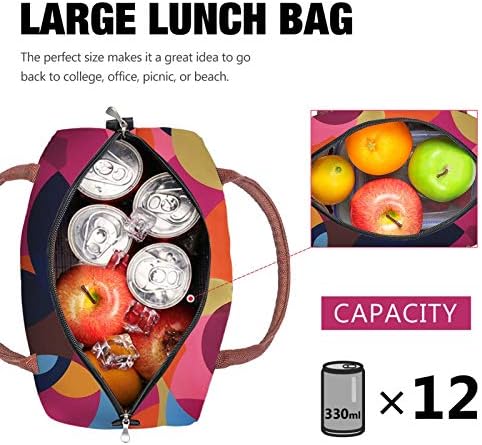 Ebéd Bag Női Felnőtt Szigetelt Ebéd Tote Bags Nagy Újrafelhasználható Hűtő Táska Dolgozni Piknik Női uzsonnás Doboz, Élelmiszer