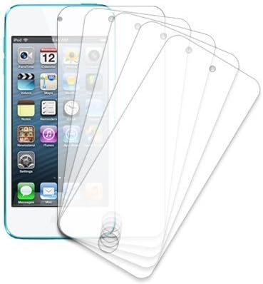 eTECH Gyűjtemény 5 Csomag Kristálytiszta Edzett Üveg Képernyő Védő Apple iPod Touch 7., 5. & 6. Generációs AT&T-T, T-Mobile,