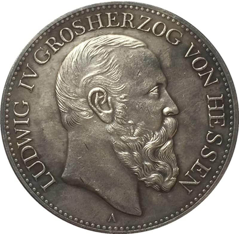 1888-ban a német Érmék Réz ezüstözött Antik Érmék, Érme, kézműves Gyűjtemény blowable