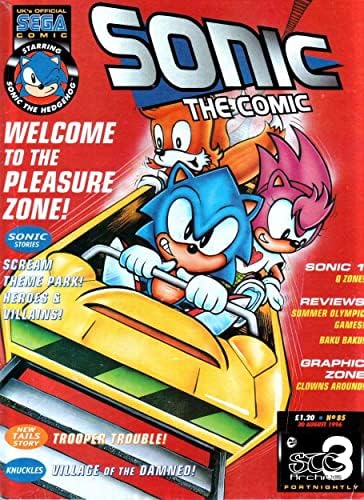 Sonic a Képregény 85 FN ; Fleetway Minőségi képregény | Sündisznó