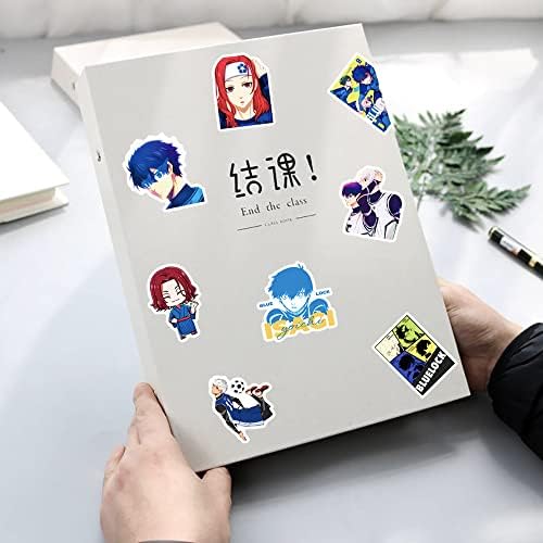 50 Db Japán Anime Kék Zár Matricák Vízálló DIY Dekoráció Laptop Víz Botter Poggyász Matricák